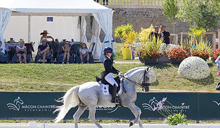 Alice Rouyr and Garrett at the 2026 CDI Macon :: Photo © private