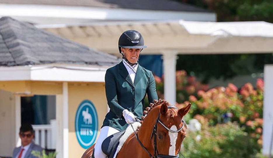 Maura Wamsley on Arteon win the 2026 U.S. Para Grand Prix Championship :: Photo © US Equestrian