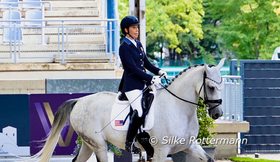 Kate Shoemaker on Vianne at the 2026 World Para Dressage Championships :: Photo © Silke Rottermann