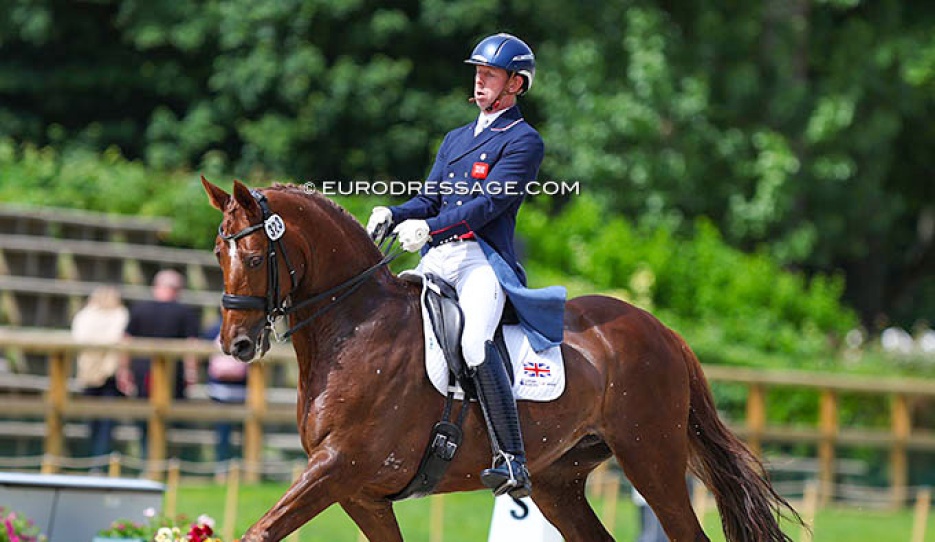 Dan Watson and Butterfly at the 2022 CDIO Compiegne :: Photo © Astrid Appels