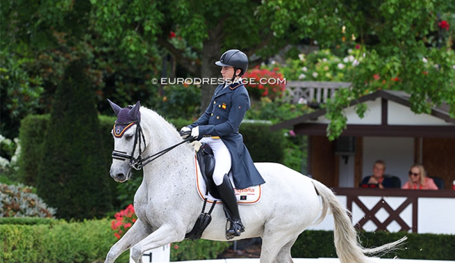 Archive photo: Alfonso Ruiz Velasco on De Yakara at the 2023 European Junior Championships :: Photo © Astrid Appels