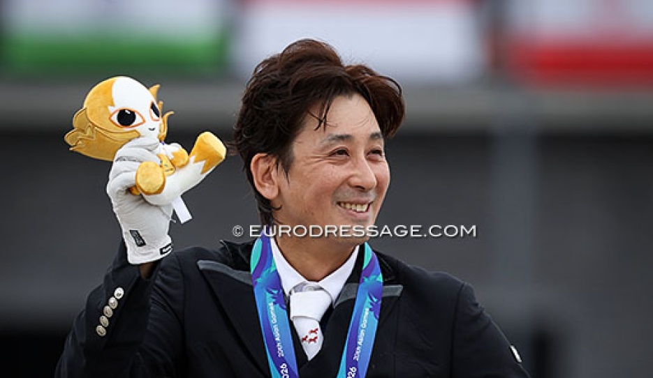 Dongheon Nam  wins individual gold at the 2026 Asian Games :: Photo © Astrid Appels