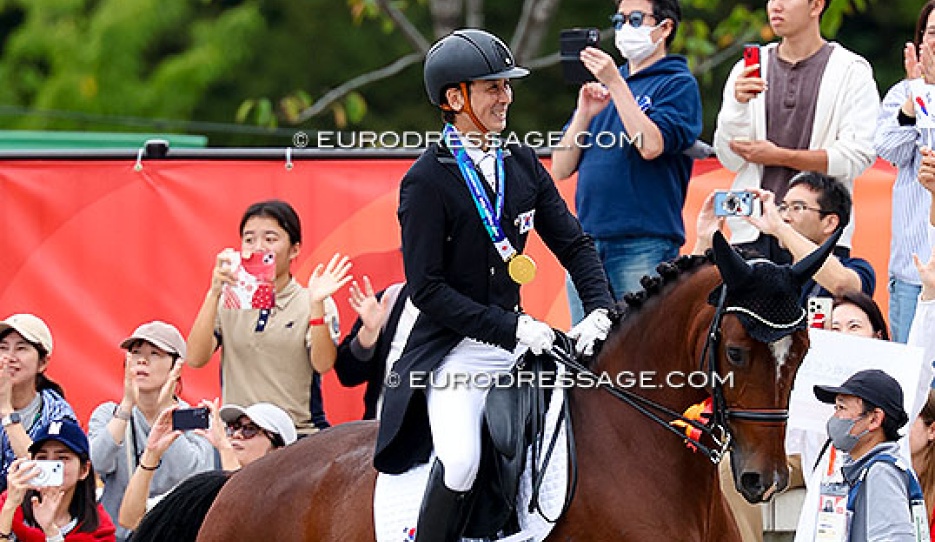 Dongheon Nam and Leonidas are the 2026 Asian Games gold medal winners :: Photo © Astrid Appels