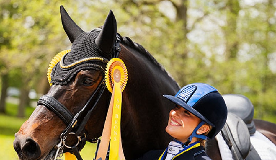 Cecilia Bergåkra and My Friend won bronze at the 2026 Swedish Grand Prix Championship :: Photo © Vendela Henriksson