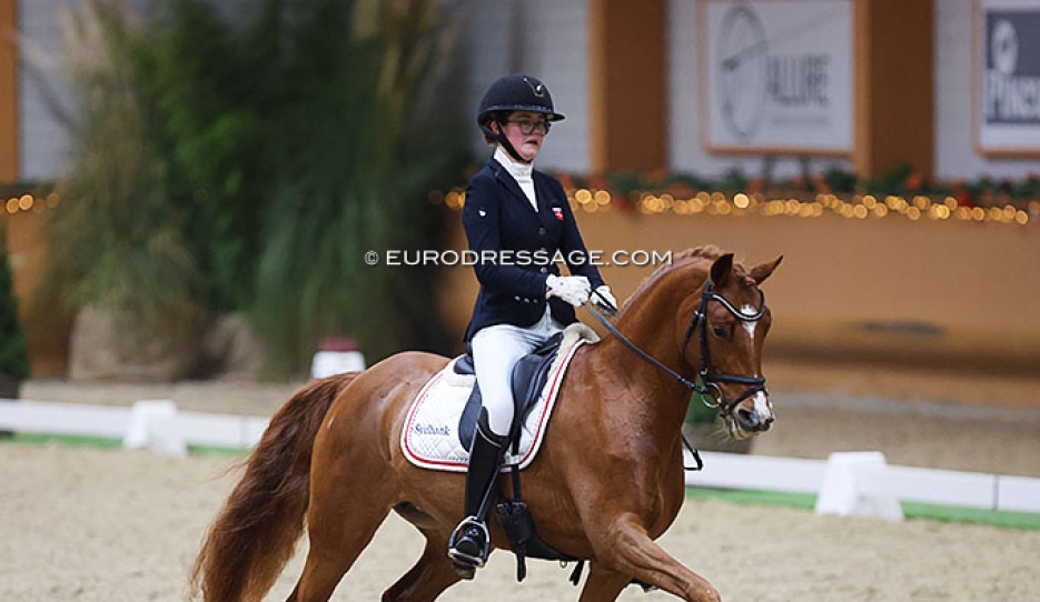 Anna Munkebo and Lyngdal's Mira Puella at the 2022 CDI Kronenberg :: Photo © Astrid Appels