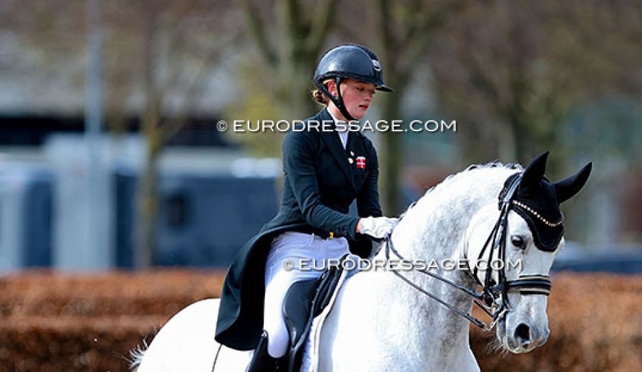 Sophie Obel Jorgensen and Highfive Fuglsang at the 2024 Aachen Festival 4 Dressage :: Photo © Astrid Appels