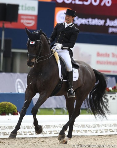Masanao Takahashi has really found his match in Rubicon D and scoring decade high scores for Japan with his 71.348%. 