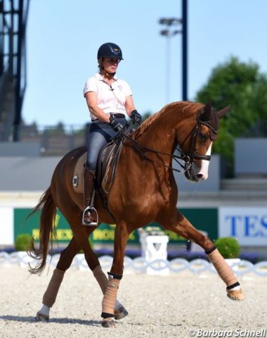 Isabell Werth rides Bella Rose in the 4* tour