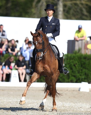 Japanese Satoshi Maeda in his third ever international and his first at Grand Prix level with new ride Zamora, previously owned and competed by the Dutch Lynne Maas