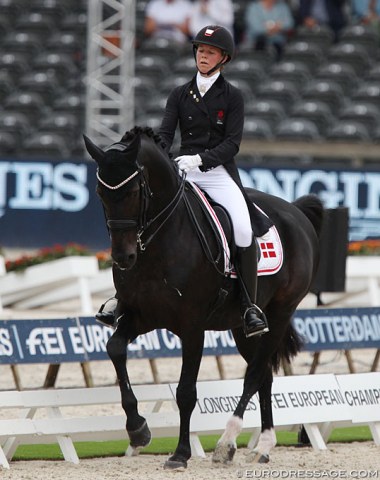 Agnete Kirk Thinggaard on the Hungarian bred Jojo AZ (by Ginus x Justboy)