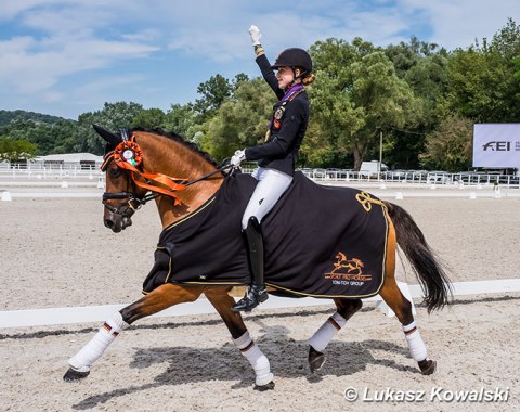 Lucie Anouk Baumgürtel and Nasdaq are the 2020 European Pony Champions