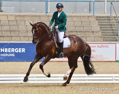 Brazilian Rudolfo Riskalla on the impressive Hanoverian stallion Don Frederic were superior in Grade IV on Saturday.