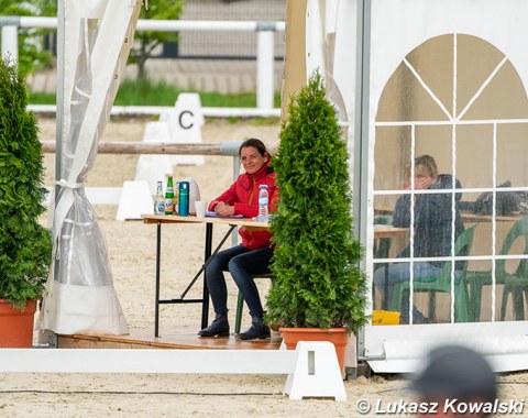 Germany's new pony team trainer Caro Roost was assessing her pony kids