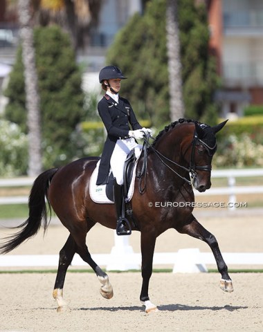 Lucie and Hugo in the individual test
