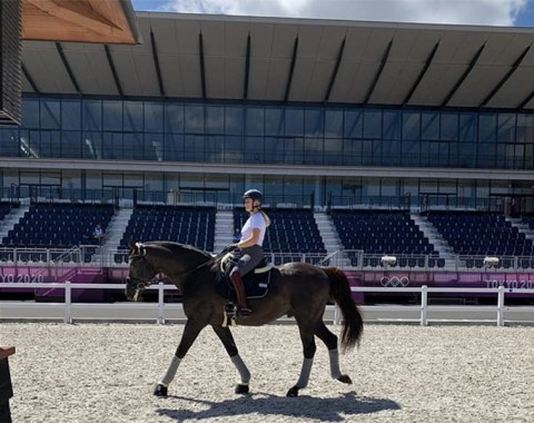 South African Tanya Seymour will have her last competition ride in Tokyo on the 19-year old Ramoneur