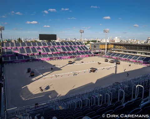 The Olympic stadium. Seats will remain empty