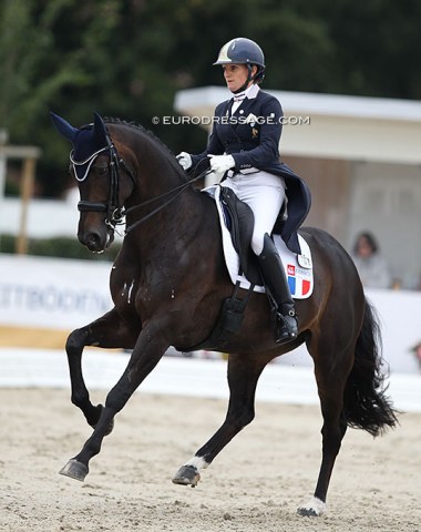 French Barbara Clement Klinger on the beautifully presented Jarina des Vallees (by Everdale x Sandro Hit)