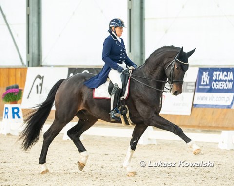 Lithuanian Sandra Sysojeva has competed the 8-year old (!) Jack Daniel's (by Charmeur x Rock Forever) in his seventh CDI in seven months time in 2021