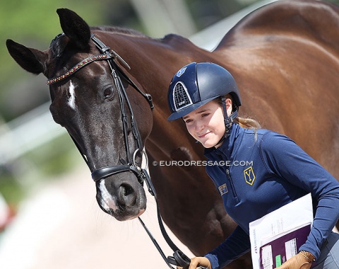 Spain's Natalia Bacariza Danguillecourt is ready for her first CDI of the Wellington season