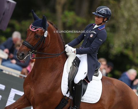 American Anna Buffini continues her euro-tour with Davinia La Douce after competing her at the 2022 World Cup Finals. New buy Fiontini has stayed in the U.S.A. to be trained by her coach Guenter Seidel