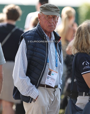A dressage legend on the Aachen show grounds: 92-year old Harry Boldt, who left Australia and now lives in Mallorca