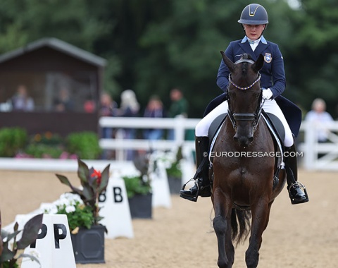 Sweden's Clara Bergvall on the Swedish mare Corona (by Connaisseur x Weltman)