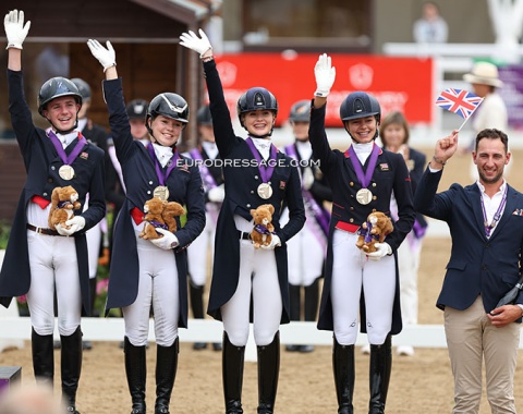Bronze for Britain: Myles Graham, India Durman-Mills, Annabella Pidgley, Sophie Wallace
