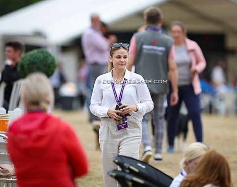 British Dressage staff member Camille Peters, sister to 2013 and 2015 European Pony Champion Phoebe Peters