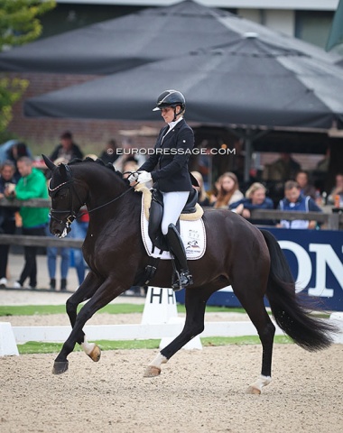 Lisa Marie Koch on Fille d'Or (by Blue Hors St. Schufro x Fidertanz)