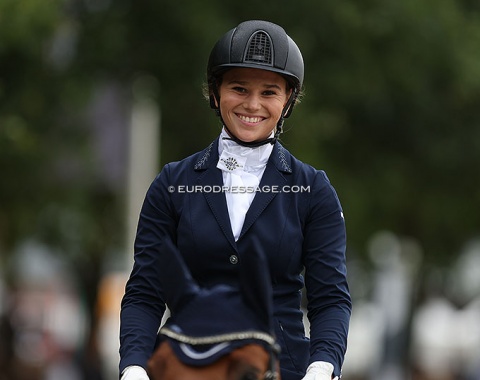 The 22-year old Hungarian Csenge Kata Patik is all smiles after her test on the cheeky Lowy-Tar (by Galandro x Olivi)