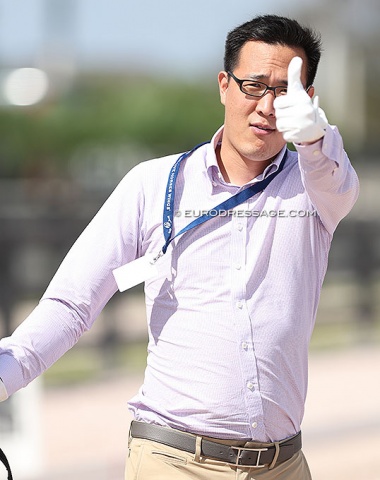 A thumbs up from Dong Seon "Peter" Kim