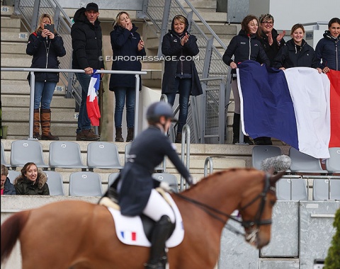 A big French delegation is present in Aachen to root for their own