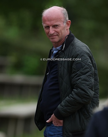 Former Belgian team veterinarian Jef Desmedt. He competed at the 1992 Olympics in eventing