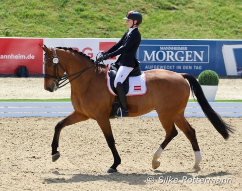 It was a successful trip to Germany for Valentina Strobl and her 13-year-old Hanoverian mare Bequia Simba (by Bequia x Sandro)