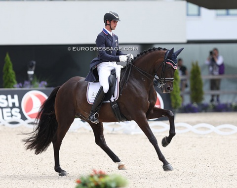 American young rider Christian Simonson on Zeaball Diawind (by Furstenball x Zardin Firfod)