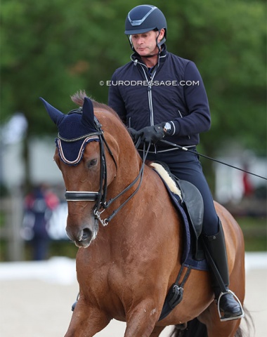 Tom Heylen on Quberon van het Beukenhof (by Johnson x Don Renoir)