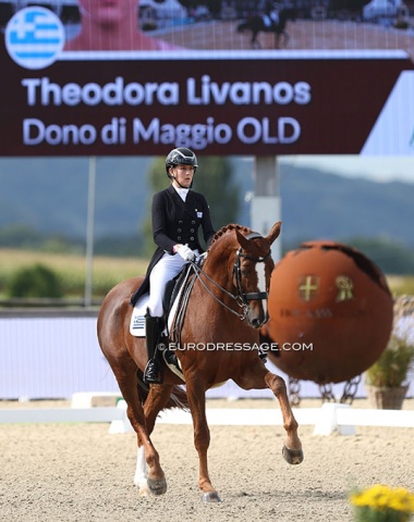 Theodora Livanos posted  69.022% on Dono di Maggio (by Dimaggio x Santander H) in the Grand Prix