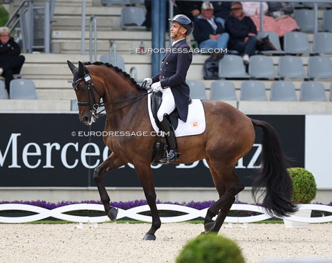 Alexandre Ayache on his second horse, Ruling Olivia