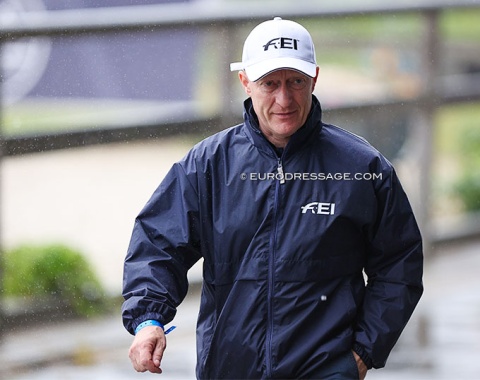 It was a very busy day for FEI dressage director Ronan Murphy who had to handle the Dujardin case as well as be there for his daughter, Kate Murphy who competes in her first European Pony Championships