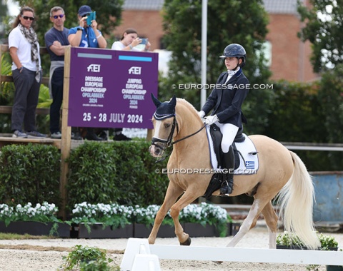 European Pony Championship premier for Greece's Malvina Christina Nikolaidi on Biebosschen Dandy Lion