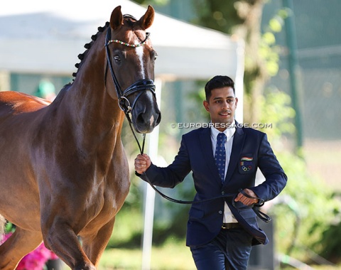 Hubertus Schmidt's student Anush Agarwalla will write history for India as the first Olympic dressage rider for his country