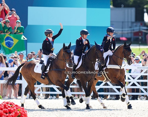 Record-breaking fifth Eventing team title for Great Britain: Canter, McEwen and Collett