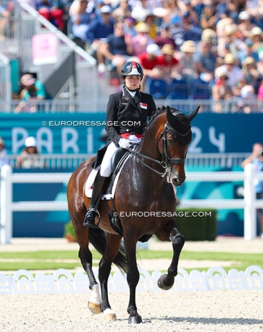 Second Olympics for Singaporean Caroline Chew, this time on Blue Hors Zatchmo