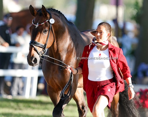 Denmark's Cathrine Dufour will ride her third Olympics on a third horse, Mount St. John Freestyle