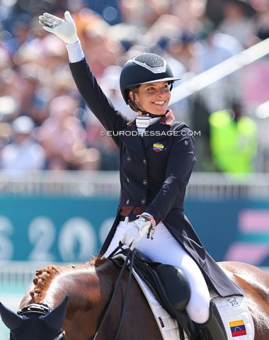 Patricia Ferrando became Venezuela's first Olympic dressage rider