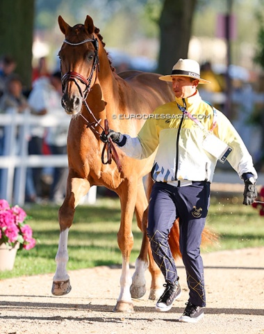 Julio Mendoza and Jewel's Goldstrike are Ecuador's first ever Olympians in Dressage