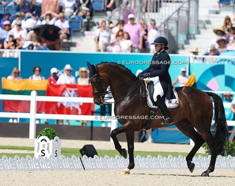 Lithuania's individual rider Justina Vanagaite on Nabab