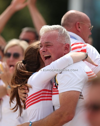 Flore de Winne's father Pascal thrilled with his daughter and team Belgium's results