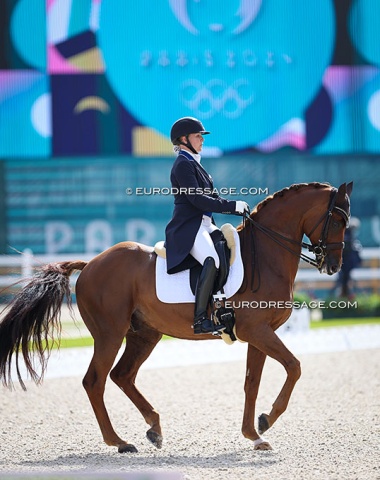 Emma Kanerva rode Greek Air to the music of her 2012 Olympic ride Sini Spirit. Her Rihanna freestyle was made by the late Stephan Krawczyk, who passed away in 2012 