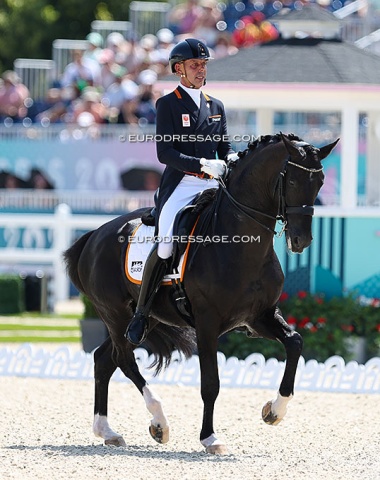 Hans Peter Minderhoud on breeding stallion Toto Jr (by Totilas x Desperados)